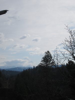 Unfortunately, the mountain had clouded over a bit by...