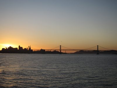 San Francisco, the Bay Bridge, and the Golden Gate...