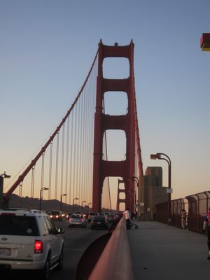 It'd be nice to get on this bridge when there are no...