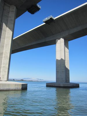 Piers for the Skyway (the part from the SAS to Oakland).