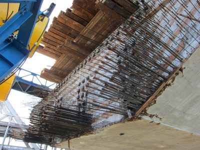 The deck in the SAS is steel, but the Skyway from...