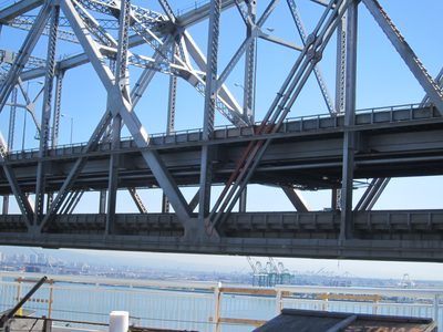 The old bridge.  Some base paint seems to be showing...