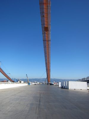 I was amazed by how over-the-road the cables were...