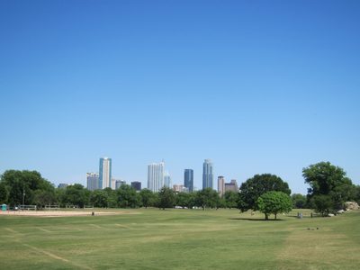 Downtown Austin, from Zilker Park.