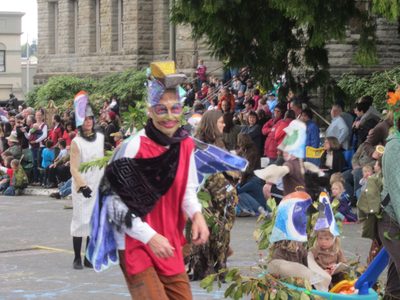 Diana's friend Tim, as a hummingbird (he was on...