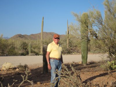 Dad in the desert.