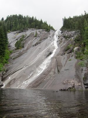 We spent a while just looking at the falls.  My love...