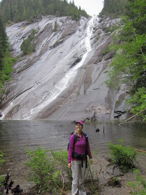 Only as we headed back to the main trail did we find the...
