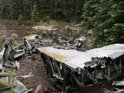 It was a bit crazy to see all this metal laying about in...