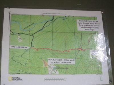 Topo of the route we took.  Here's my GPS tracker:...