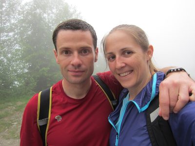 Hikers about to head back towards the big city.