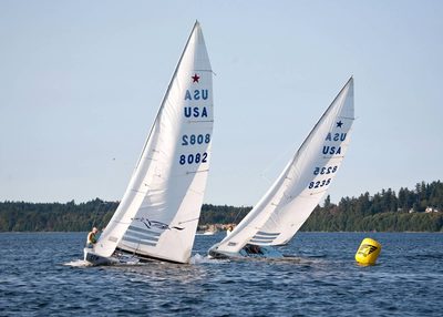 Having the main in the water is not fast.