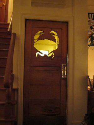 This door-art would end up taunting us, as we watched...