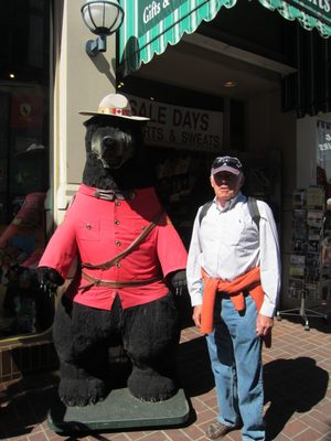 Dad makes a friend!