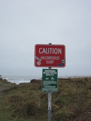 Jay and I went to the beach!  Hello Pacific Ocean!