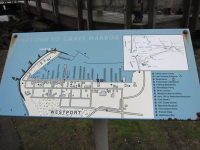 A more detailed map of Westport.  The jetty from before...