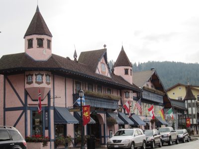 Buildings in downtown Leavenworth.  The entire town...