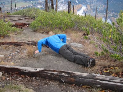 Jay decided the hike worked out his legs, it was...