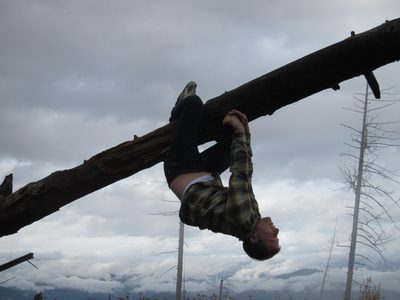 John, hanging out.