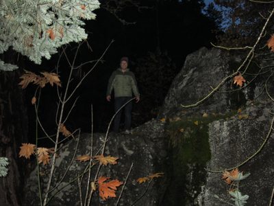 Back at the first rock we had gotten to (near the...