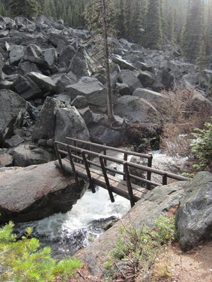 Another bridge over Mountaineer Creek.