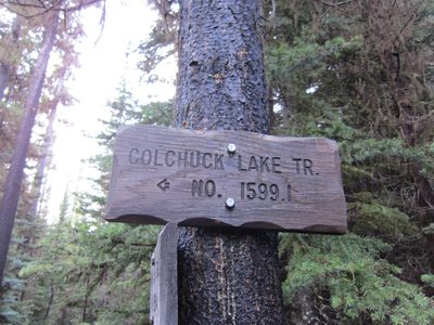 The Stuart Lake trail is No. 1599.  Apparently Colchuck...