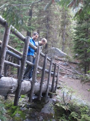 Jay and John say goodbye to Mountaineer Creek (which...
