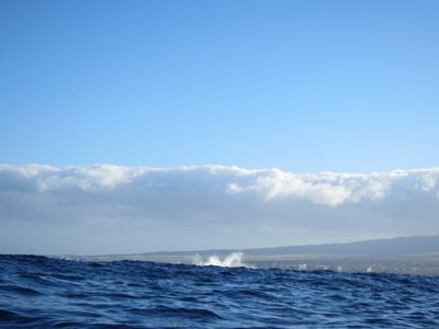 Kersplash!  Like the exhalations, the splashes of...