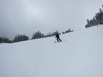 This is me, re-learning how to ski.
