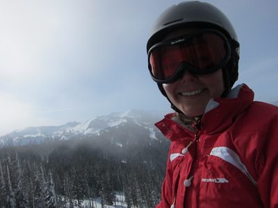 Diana at the top of Paradise.  