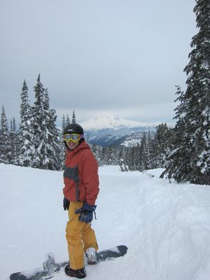 John gets ready to hit it.