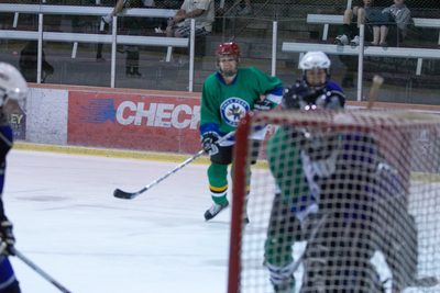 Sadly, this is the only shot I have of the only goal I...