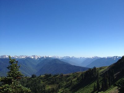 Surrounding mountains.