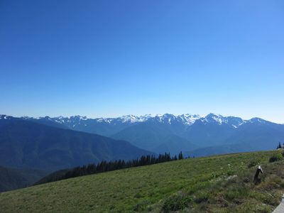 Right side - Mt Fitzhenry, Mt Carrie, etc.