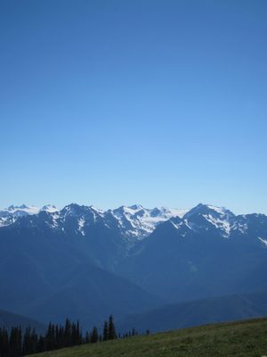 One last shot of fake-looking faraway mountains.