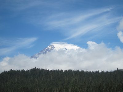 Top of the mountain.