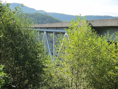 On the road to Mt St Helen's! Along the way, there are...