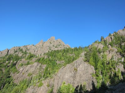 I believe those rocks are the ones I saw goats...