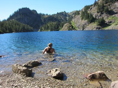 Although given that it was very cold water, it did take...