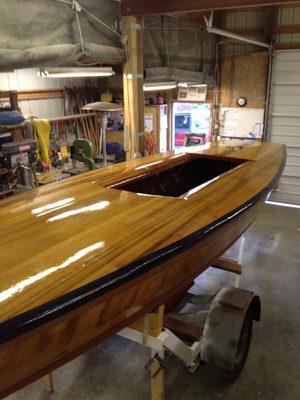 I've been helping Boat Builder Bill work on a wooden...
