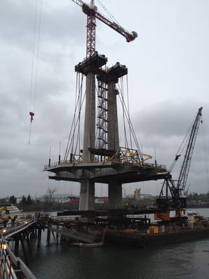 These two photos are of Tower 3, which is complete.  The...