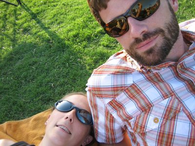 More relaxing on the grass.