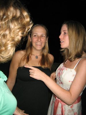Amy, Catherine, and Amber, nearing the end of the...