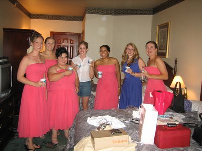 Cheers and congrats!  [Amy, Cat, Jennifer, Amber, Tanya,...