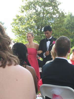 Catherine looking creepily at the camera while not...