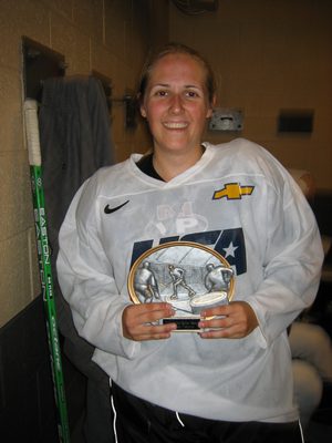 Post-championship!  A little tired, a little doused in...