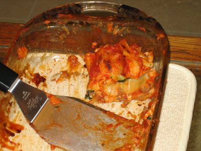 What was left of dinner nine people later...