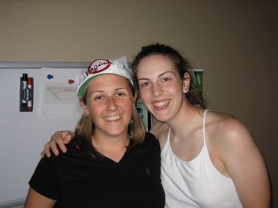 Catherine and Katie... roommates for only a small amount...