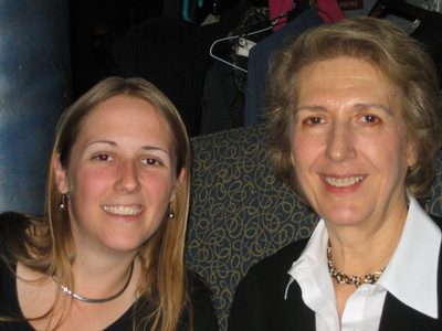 Catherine and Aunt Judy, possibly for the first time in...