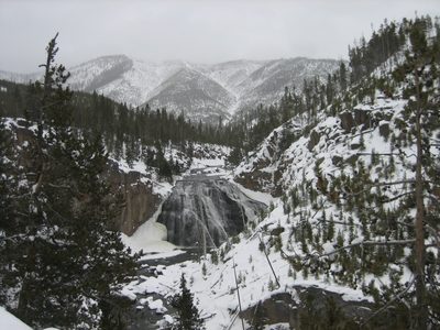 Waterfall in Yellowstone
